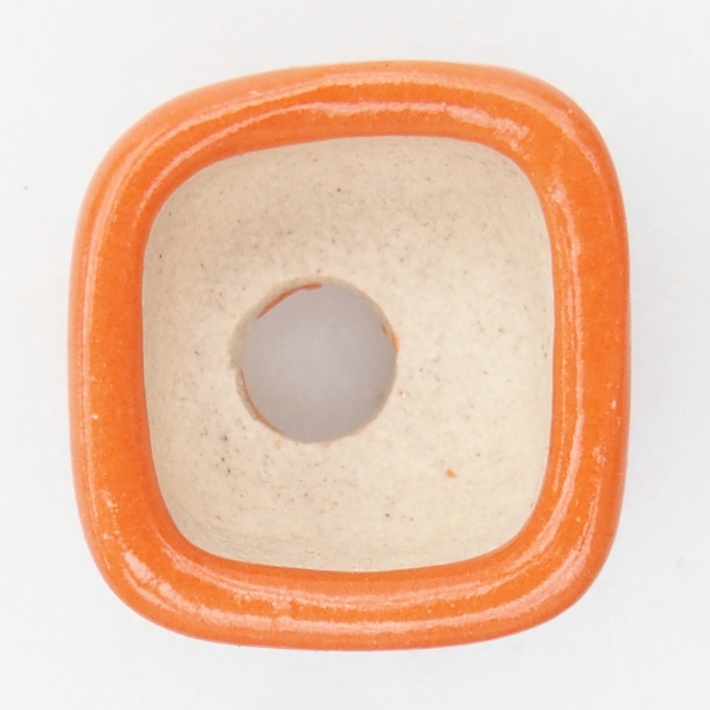 Mini bonsaischaal 2 x 2 x 1,5 cm, oranje