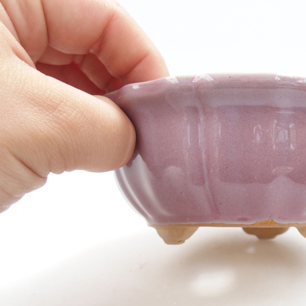 Bonsaischaal van keramiek 22 x 17 x 5 cm, groen