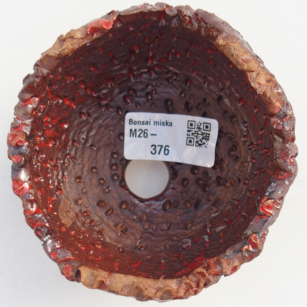 Keramisch Schelp 10 x 9,5 x 8 cm , kleur bruin