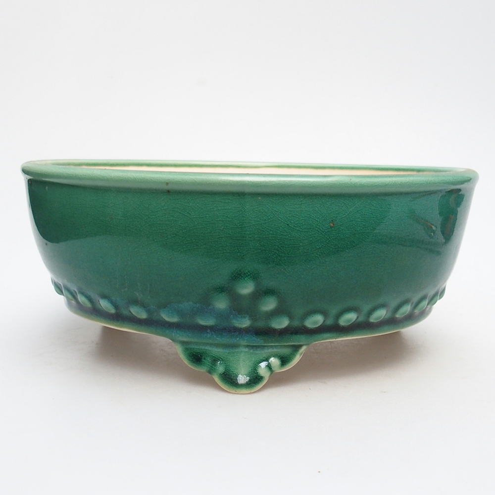 Kom 21 x 21 x 8,5 cm groen