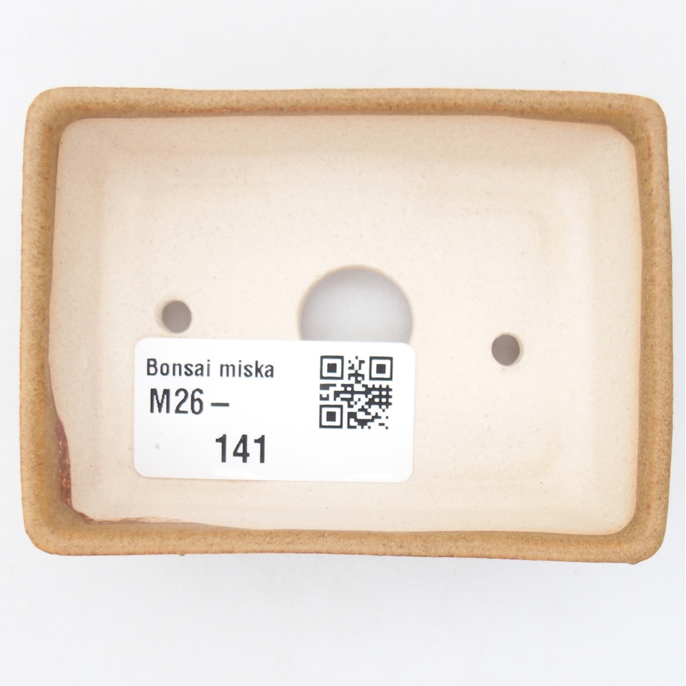 Mini bonsaischaal 8 x 6 x 2,5 cm, bruin