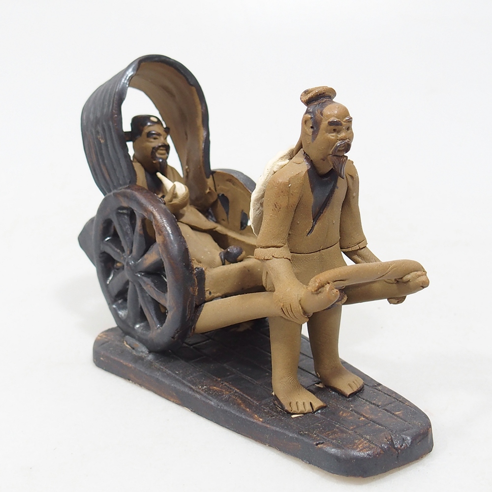 Keramisch beeldje - koets