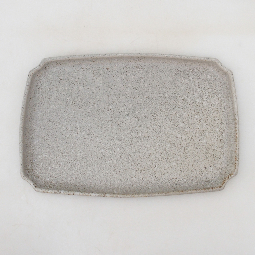 Keramische schotel H07 - 28 x 19 x 1,5 cm - beige