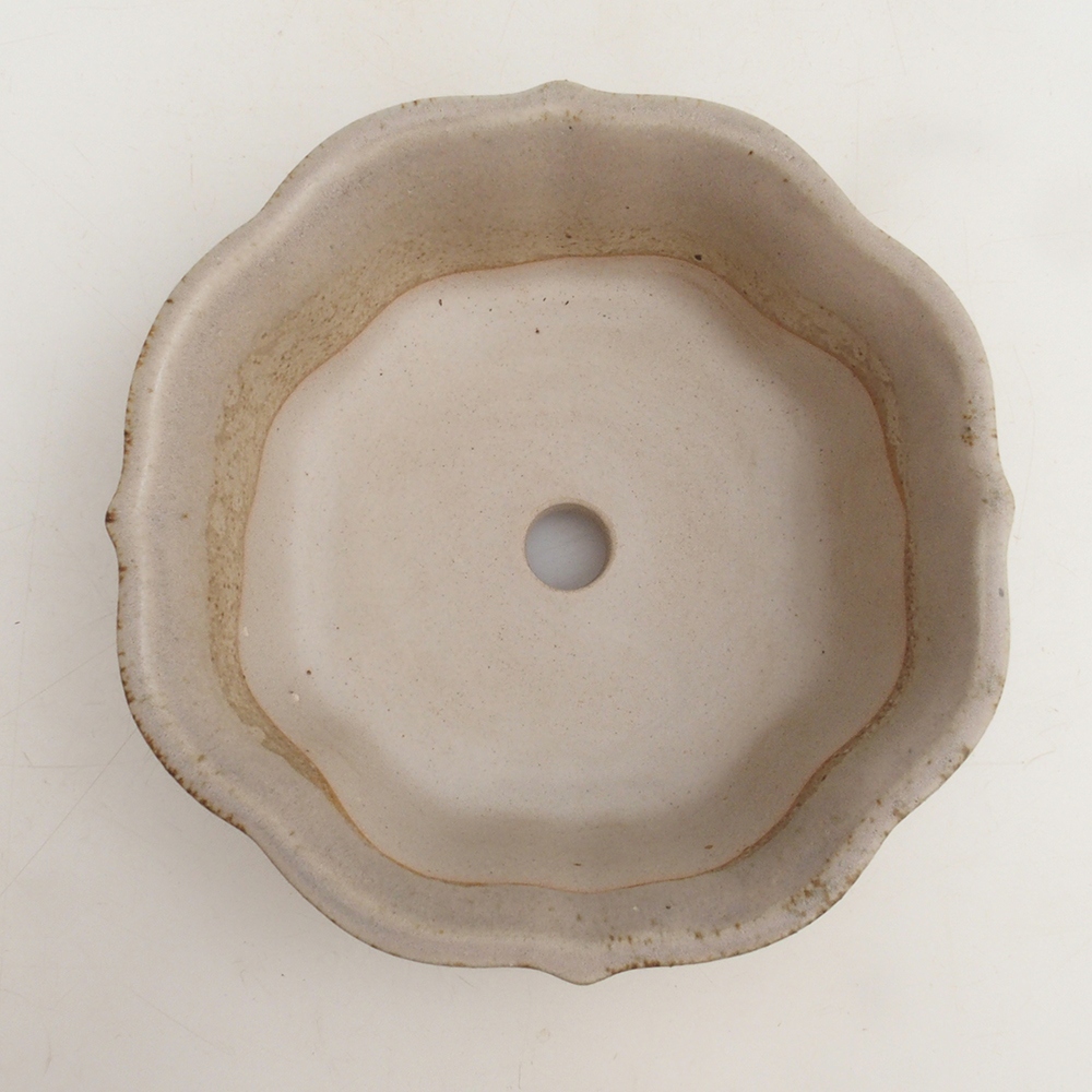 Bonsaischaal H06 - 14,5 x 14,5 x 5 cm - beige