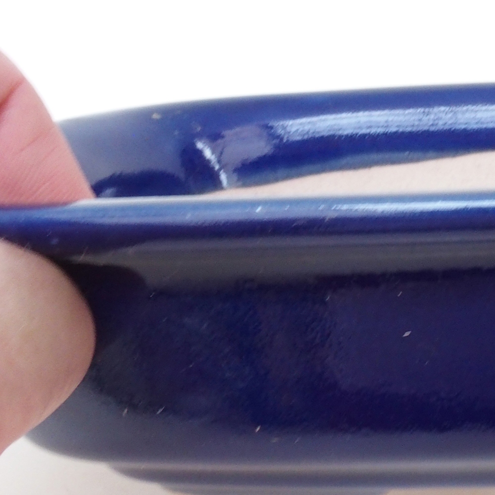 Bonsaischaal H02 - 19 x 13 x 5 cm - blauw