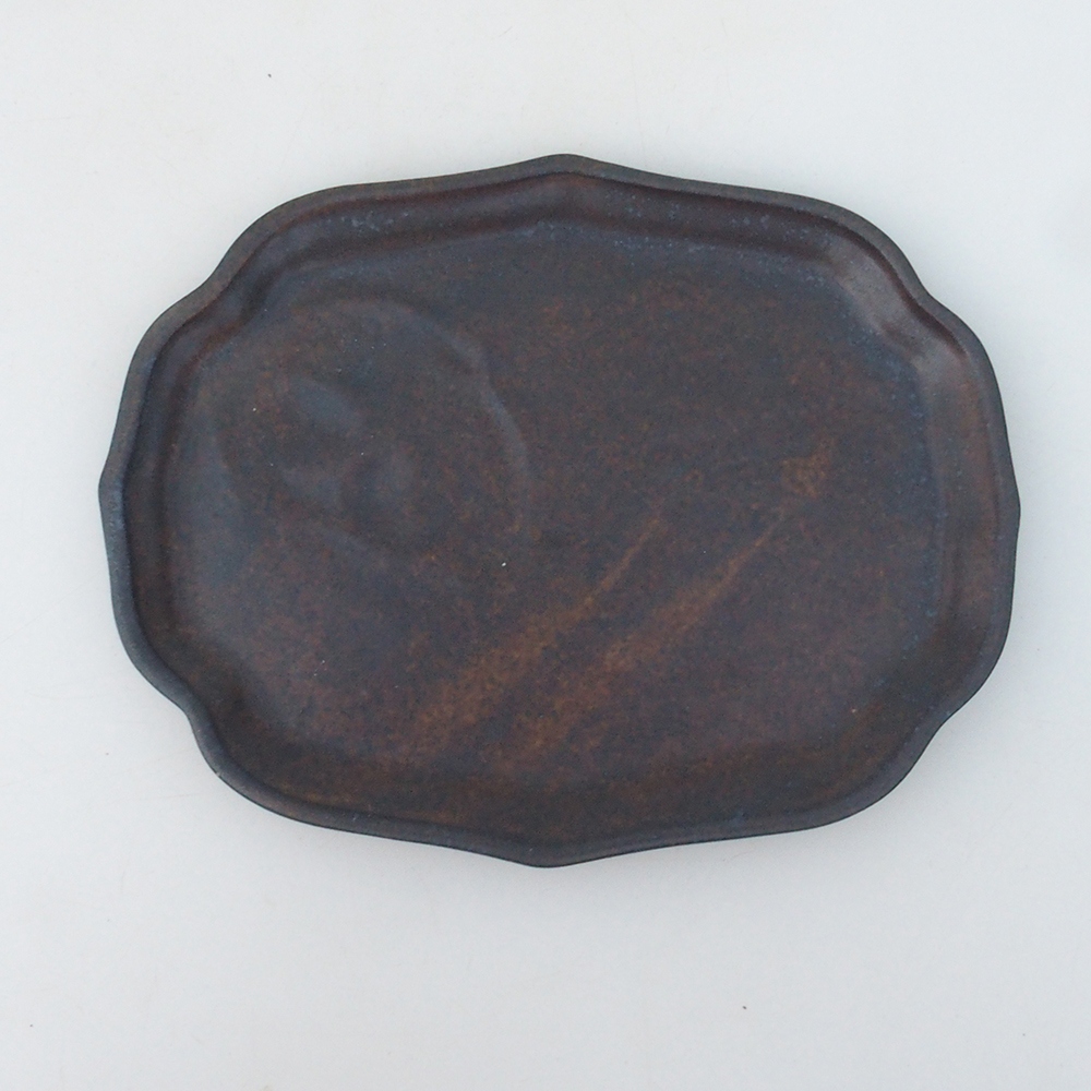 Keramische kom H51 -18,5 x 14,5 x 1 cm - bruin