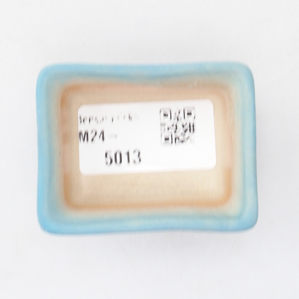 Mini bonsaischaal 5,5 x 4 x 2,5 cm, kleur blauw