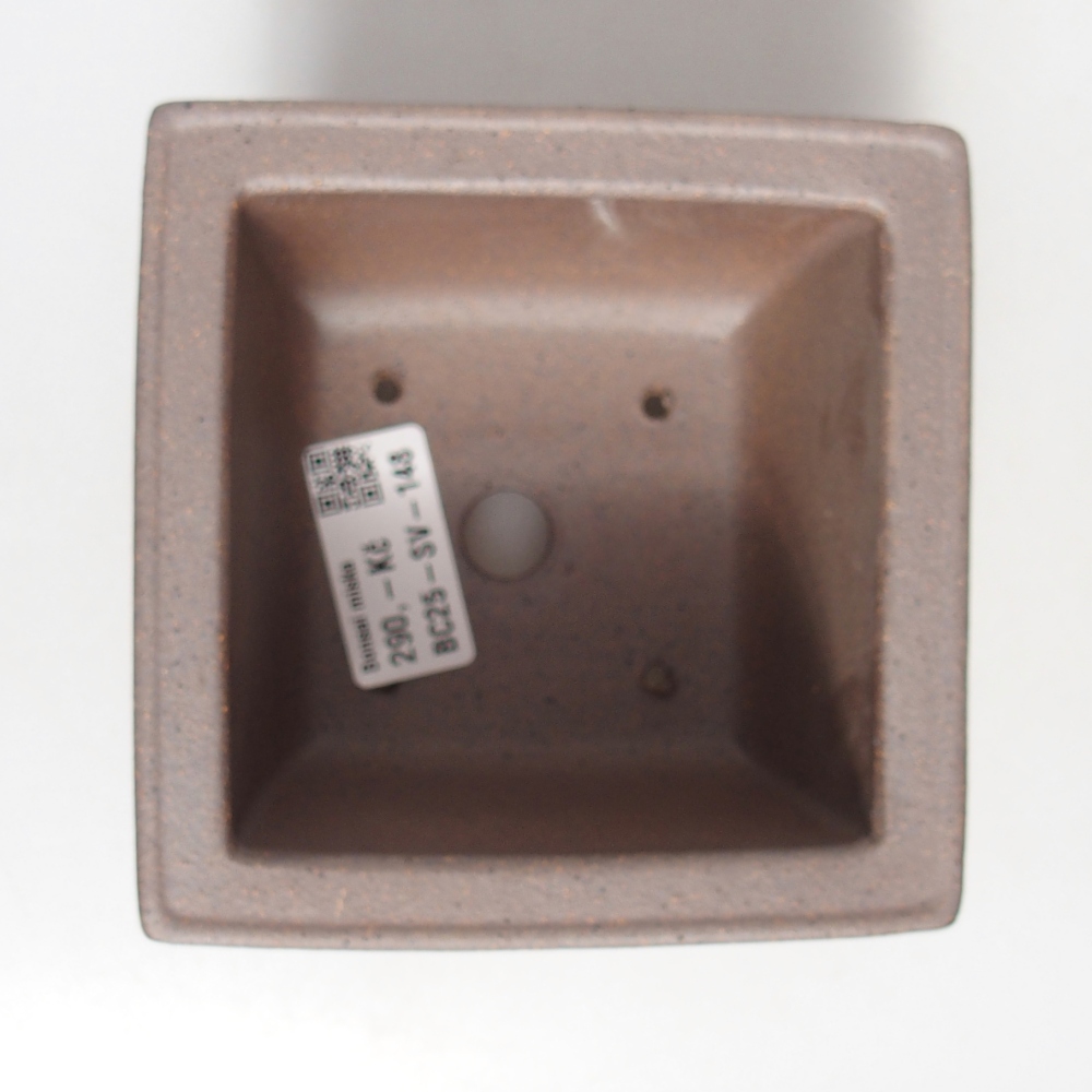 Kom 11,5 x 11,5 x 7,5 cm bruin