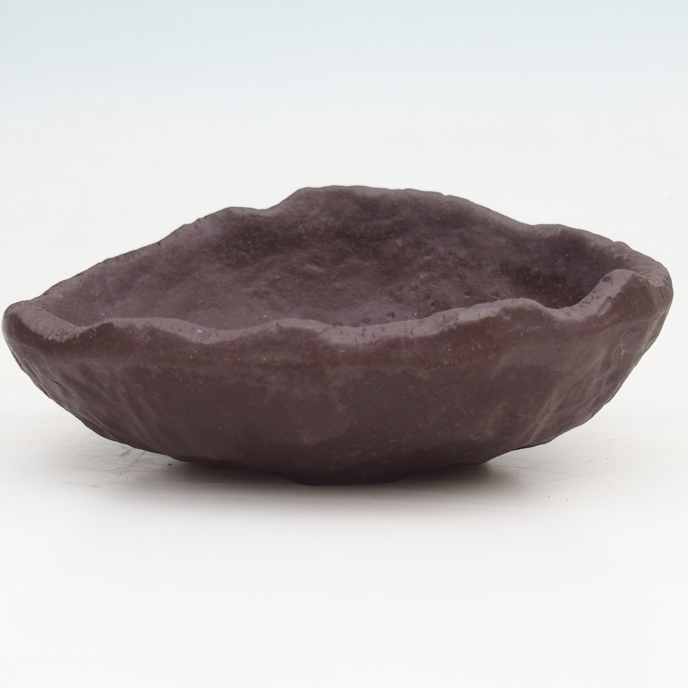 Keramisch Schelp 15 x 11 x 6,5 cm , kleur bruin