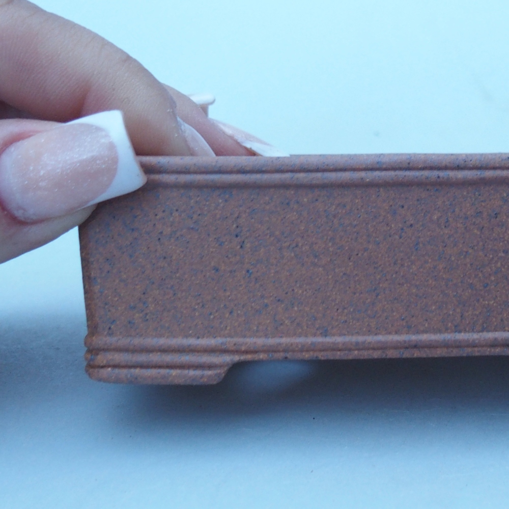 Kom 9 x 6 x 3 cm bruin