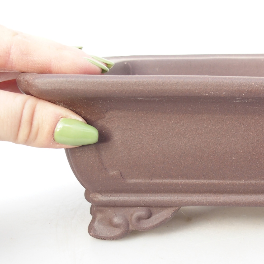 Kom 15 x 15 x 9 cm bruin