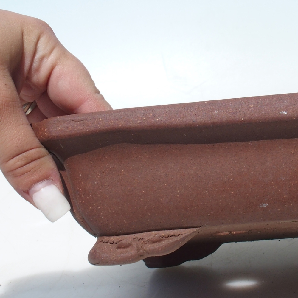 Bonsaischaal 34 x 25,5 x 6 cm - bruin