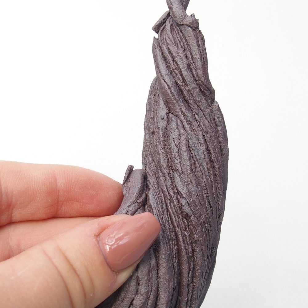 Keramisch Schelp 11 x 6,5 x 14,5 cm , metaalkleur