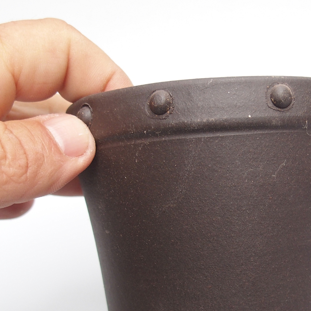 Kom 11 x 11 x 12 cm zwart