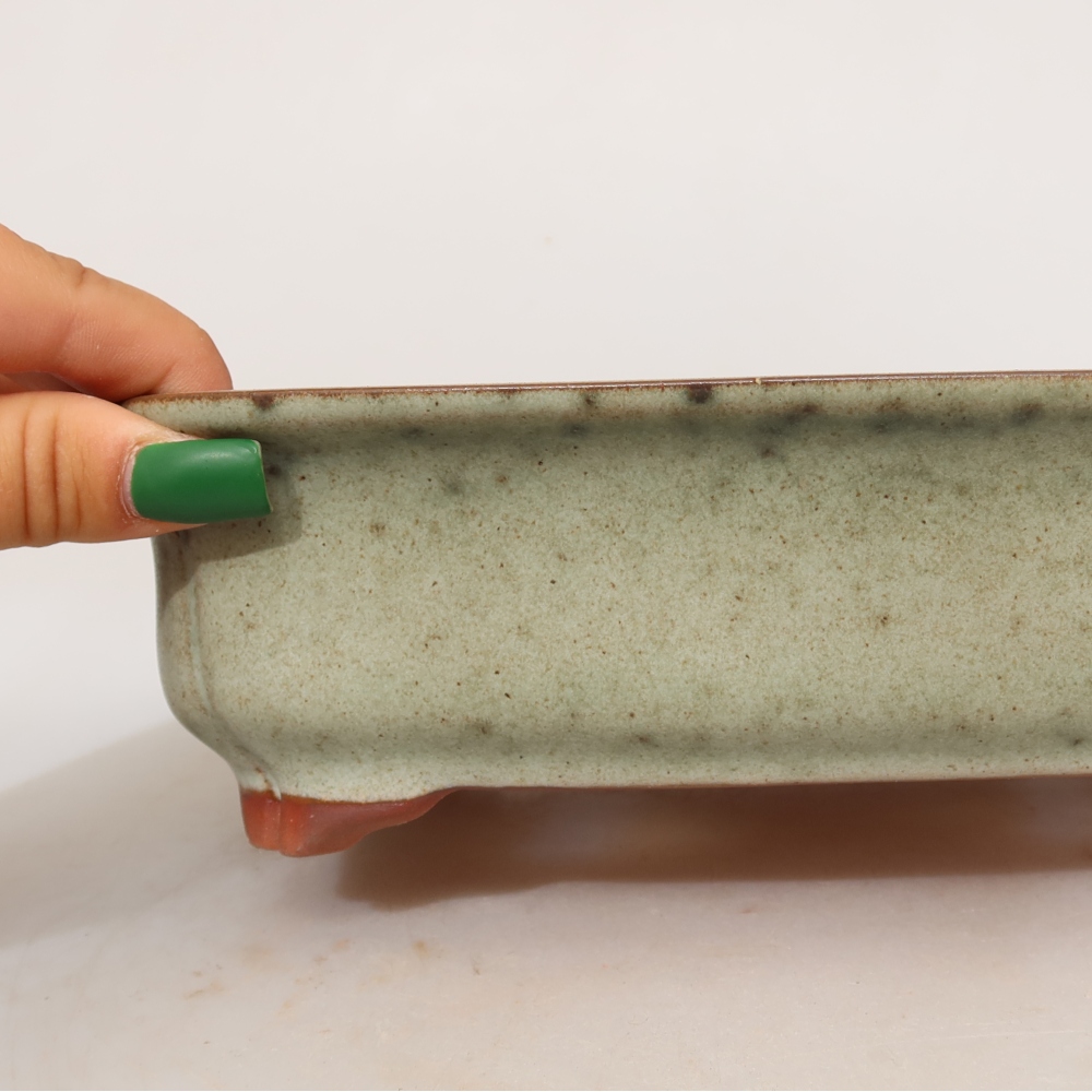 Keramische schaal  24 x 17 x 6 cm, kleur: beige