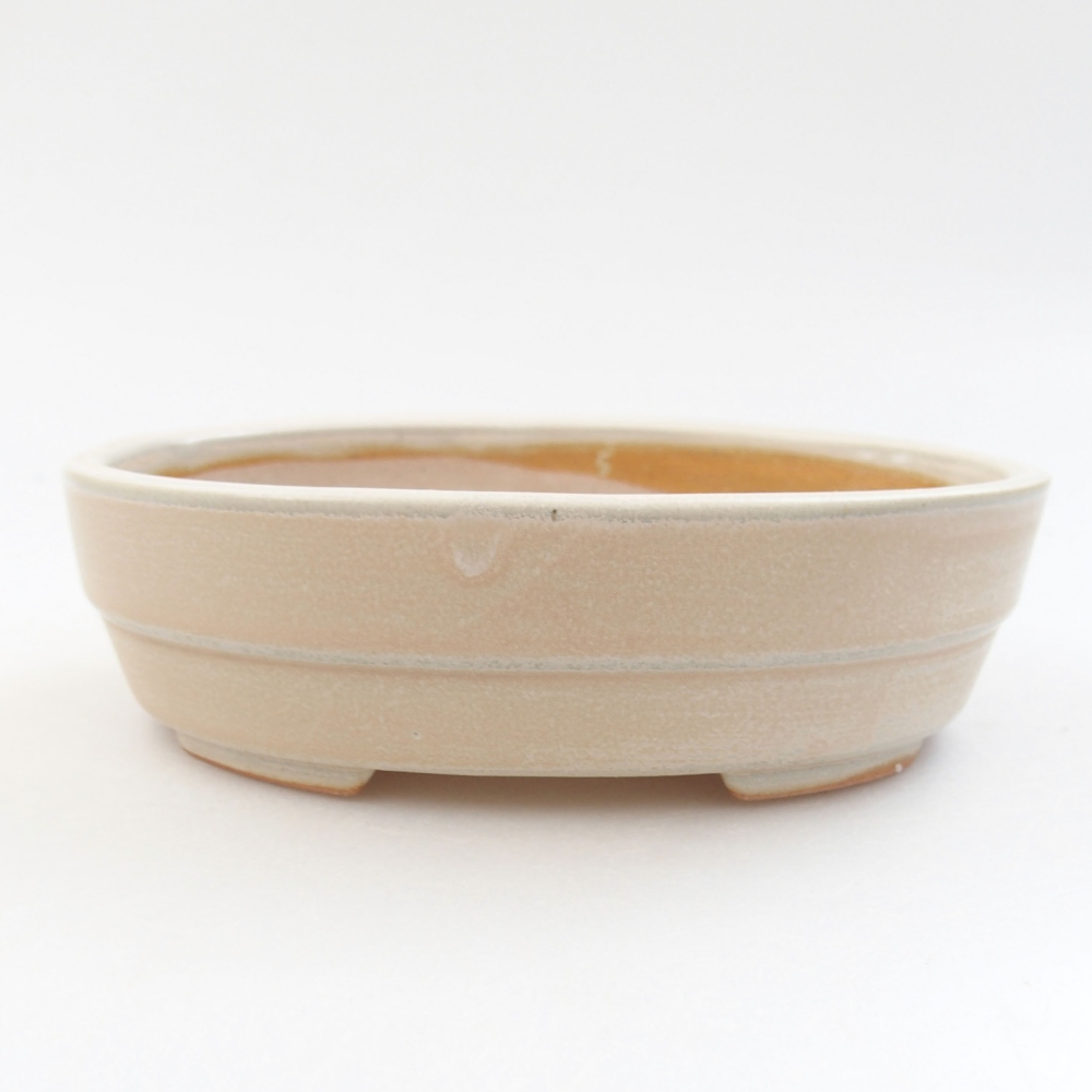 Bonsaischaal van keramiek 22 x 17 x 5 cm, groen