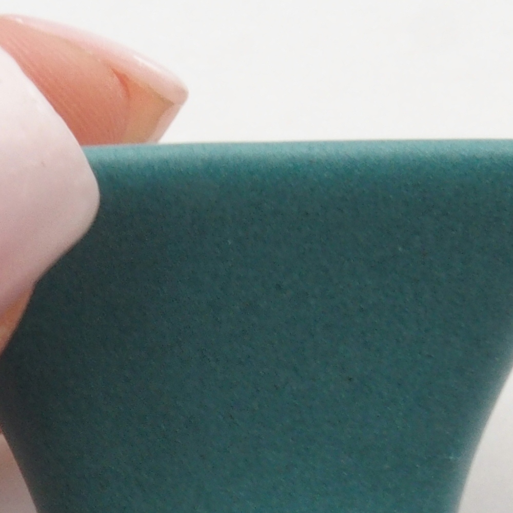 Bonsaischaal van keramiek 6,5 x 5,5 x 4 cm, kleur blauw