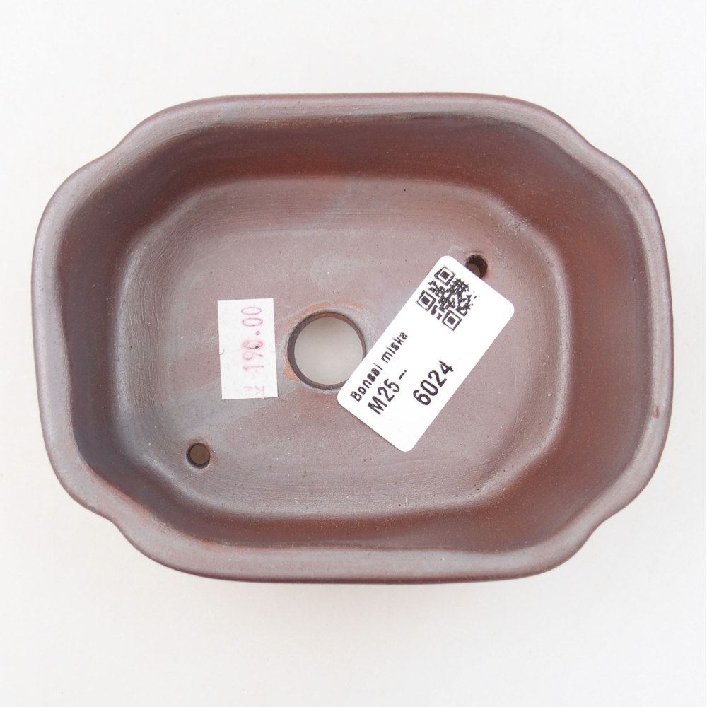 Bonsaischaal van keramiek 22 x 17 x 5 cm, groen