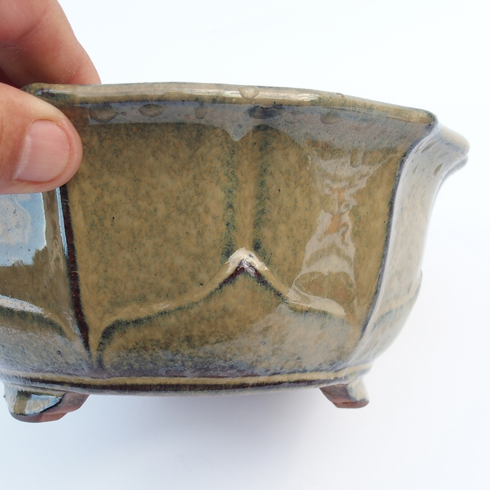 Kom 19 x 19 x 8,5 cm grijs