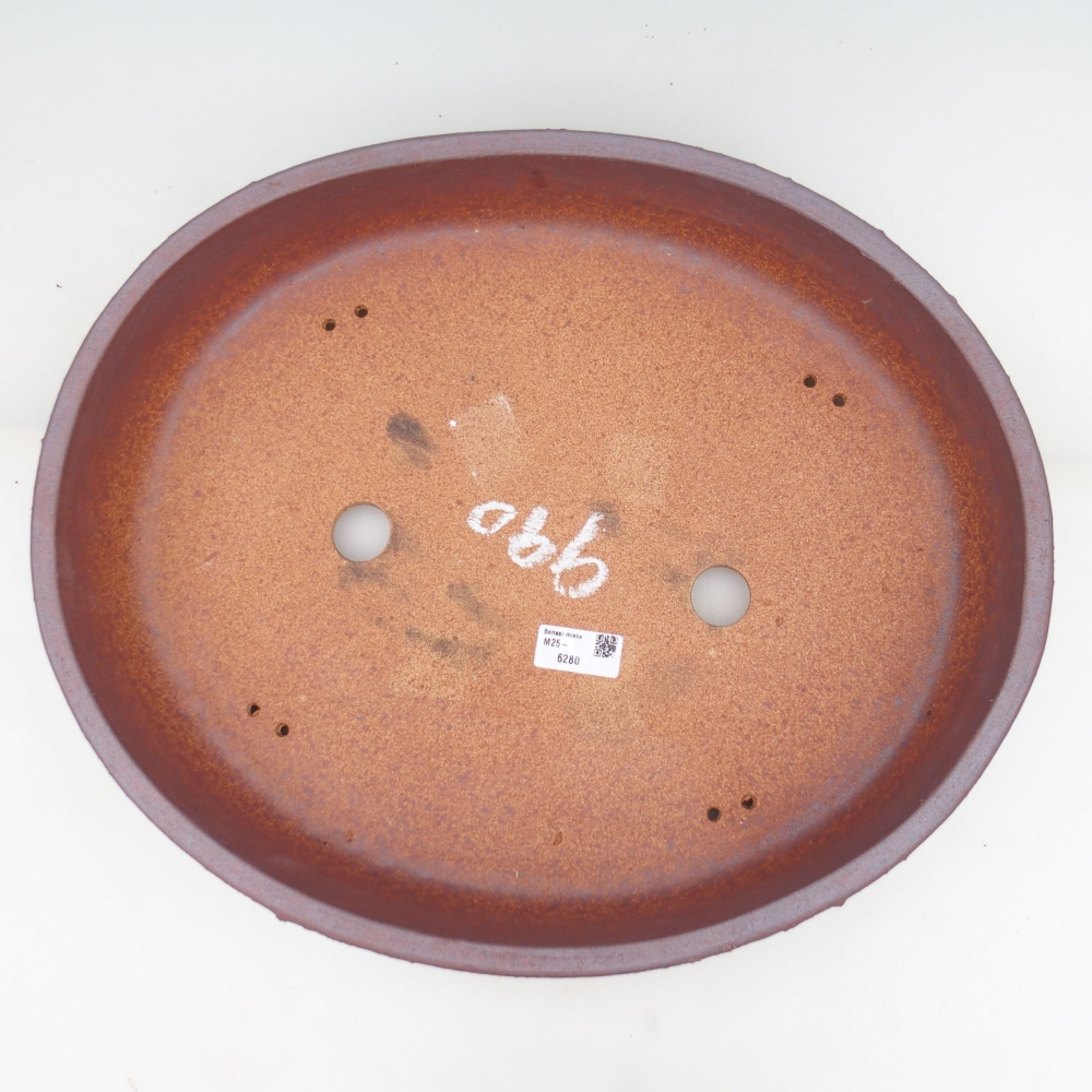 Bonsaischaal 44 x 37 x 9 cm , metaalkleur - UITSLUITEND PERSOONLIJKE AFHANG of transport per pallet