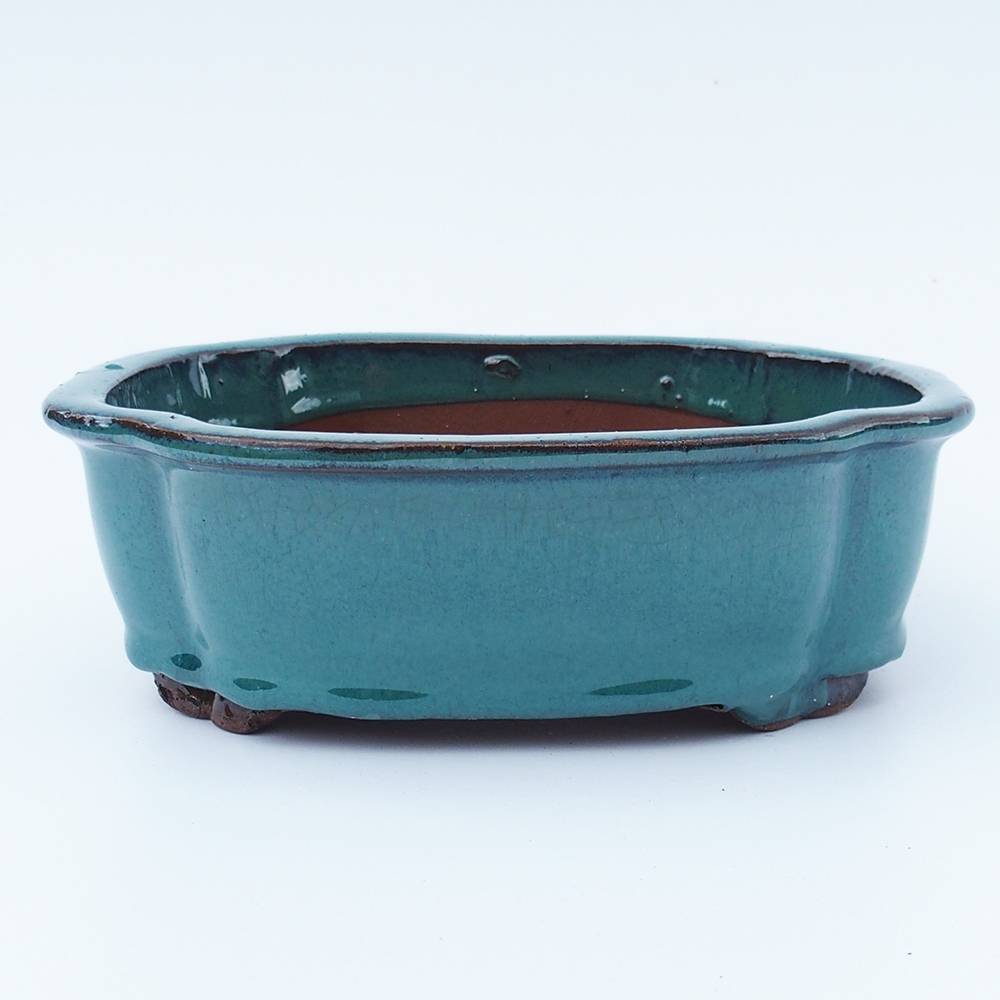 Kom 20 x 16 x 6,5 cm groen-blauw