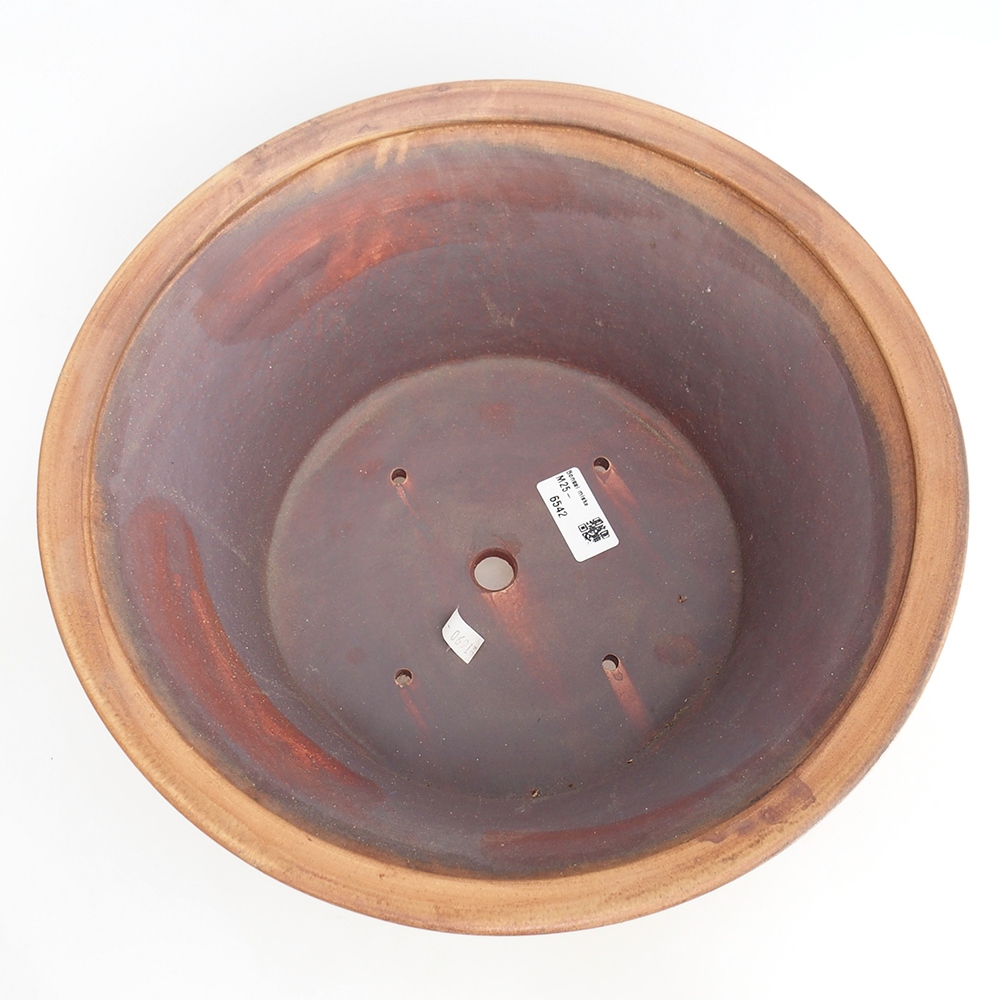 Bonsaischaal van keramiek 32 x 32 x 14 cm, roze