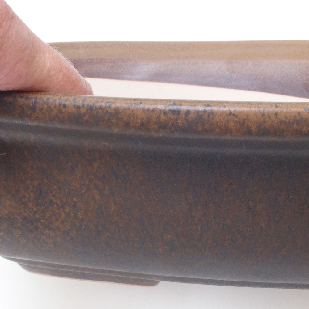 Bonsaischaal H10 - 37 x 28 x 9 cm - bruin