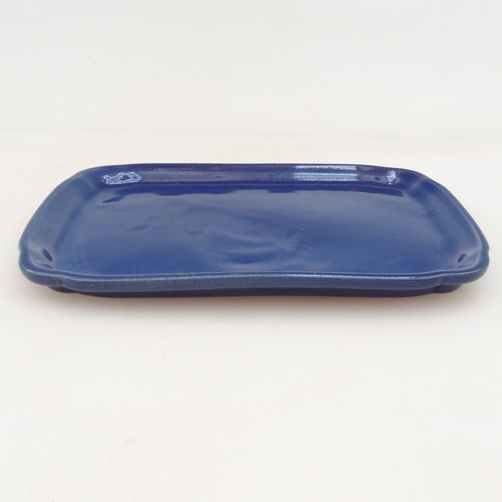 Keramische kom H50 - 18 x 13 x 1 cm - blauw