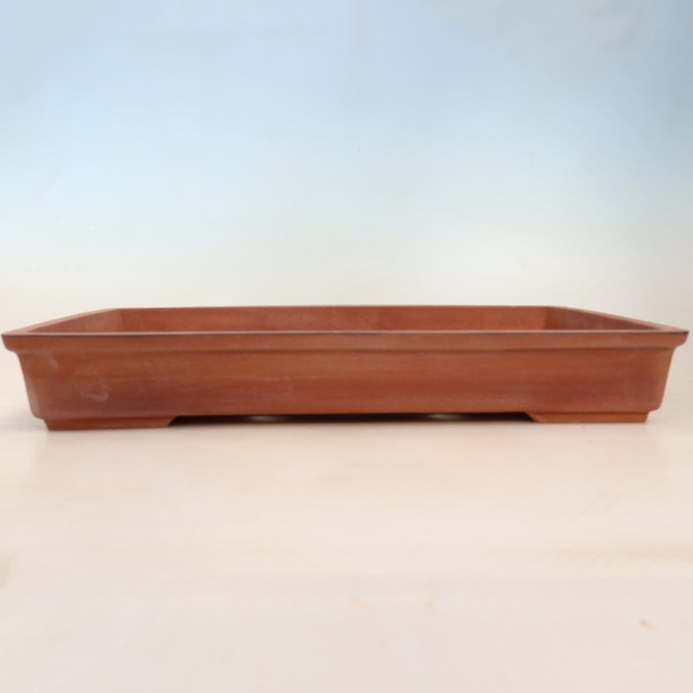 Keramische schaal  45 x 29 x 6,5 cm, kleur baksteenrood – ALLEEN AFHALEN of transport per pallet