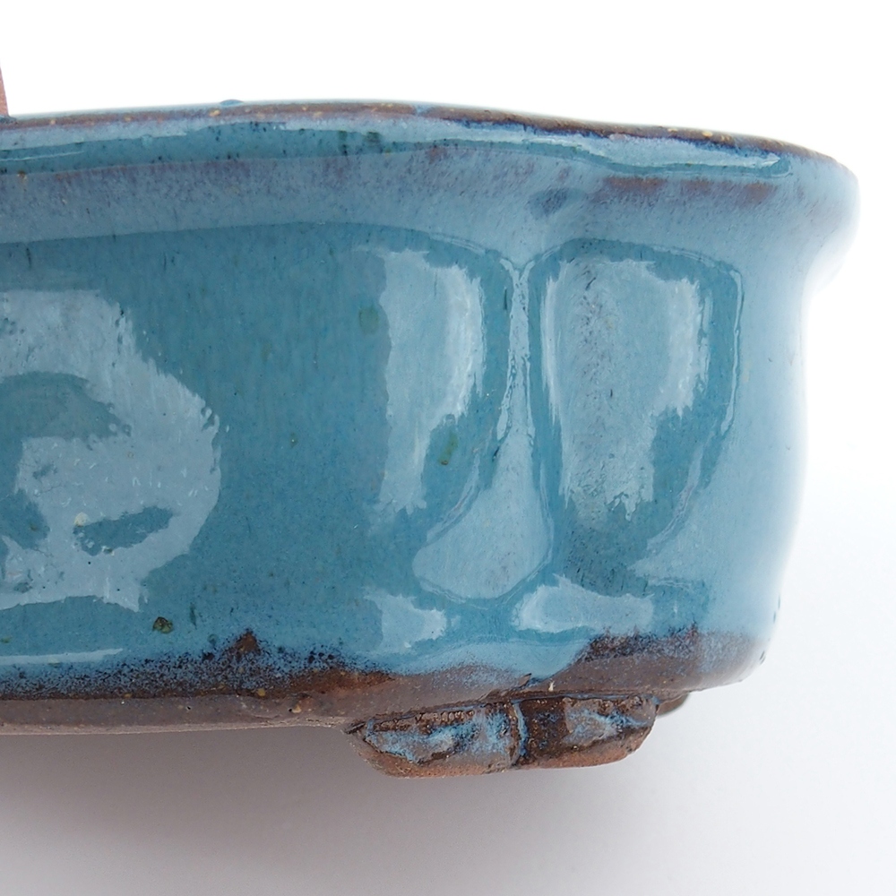 Kom 16 x 13 x 5,5 cm kleur blauw