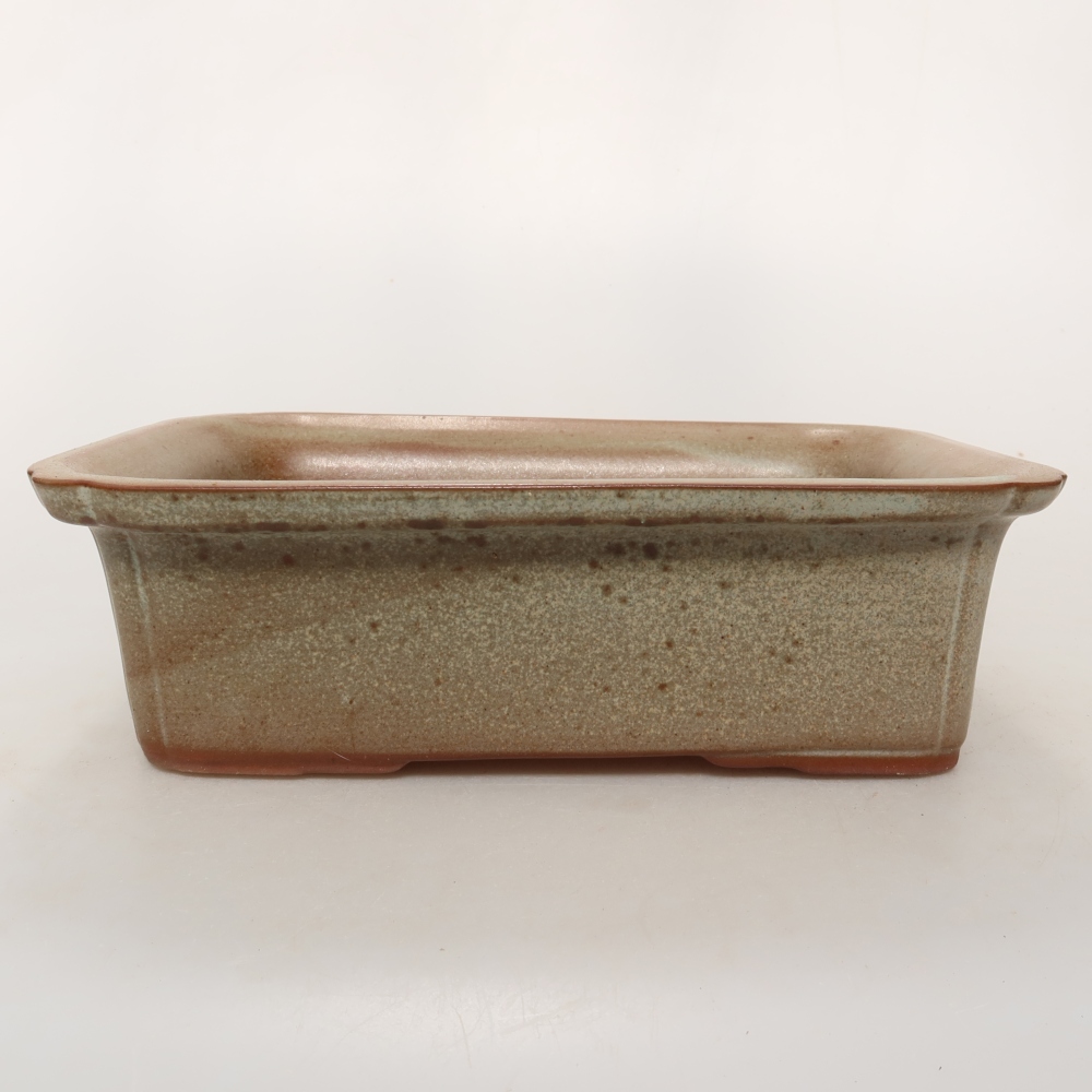 Keramische schaal  20 x 15,5 x 6 cm, kleur: beige