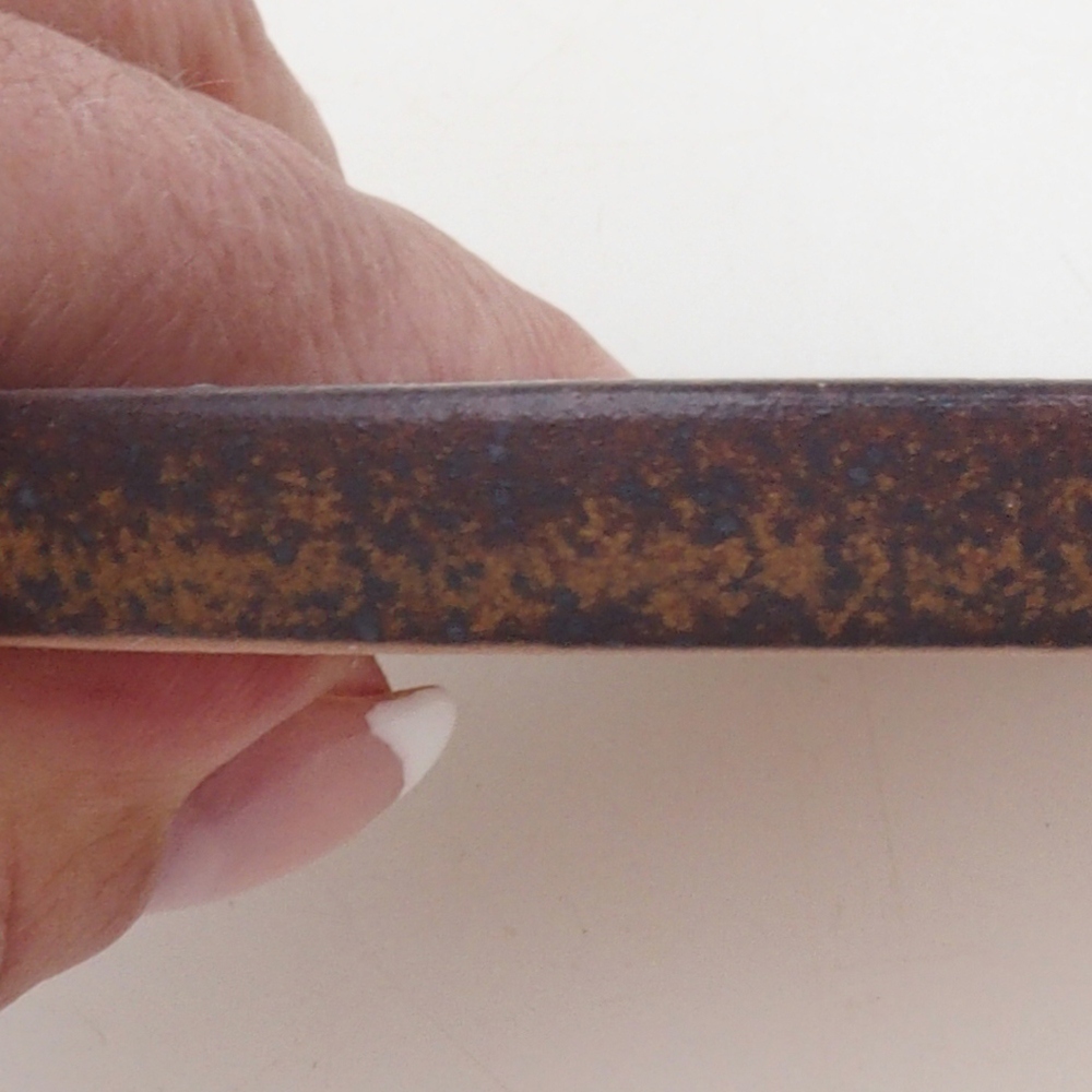 Ronde Bonsai Console D6-M - 11 x 11 x 1 cm - bruin