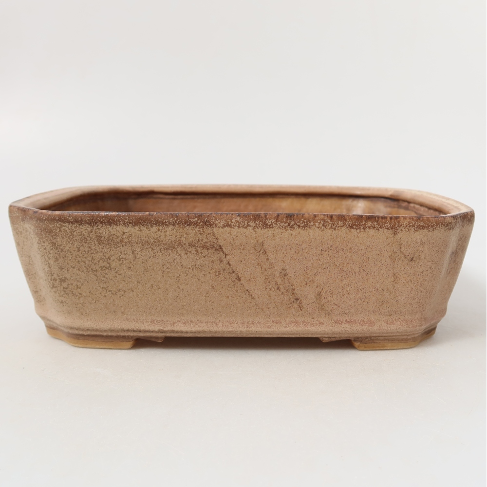 Keramische bonsaipot 21,5 x 18 x 6 cm, kleur: roze