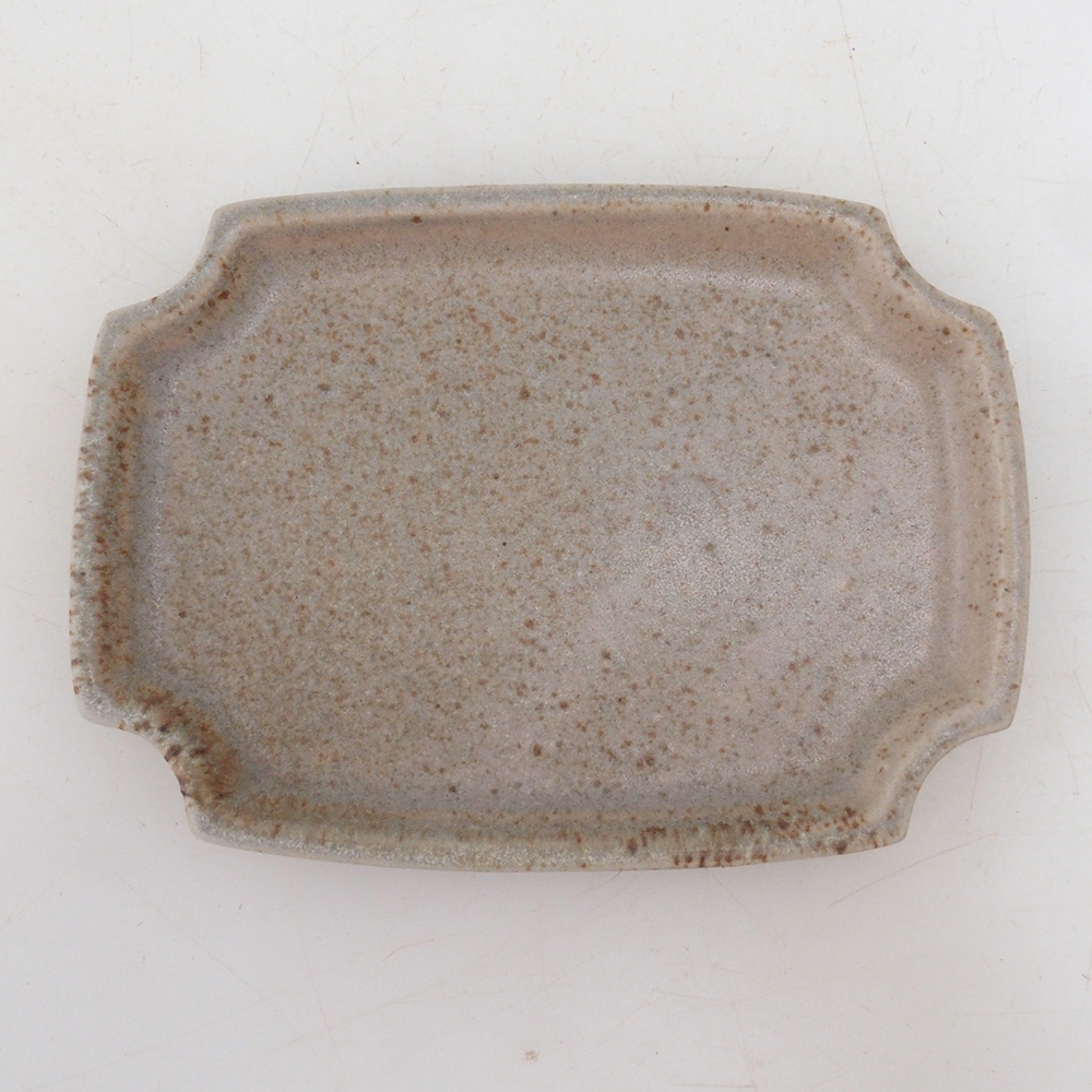 Keramische schotel H01 - 11,5 x 8 x 0,5 cm - beige