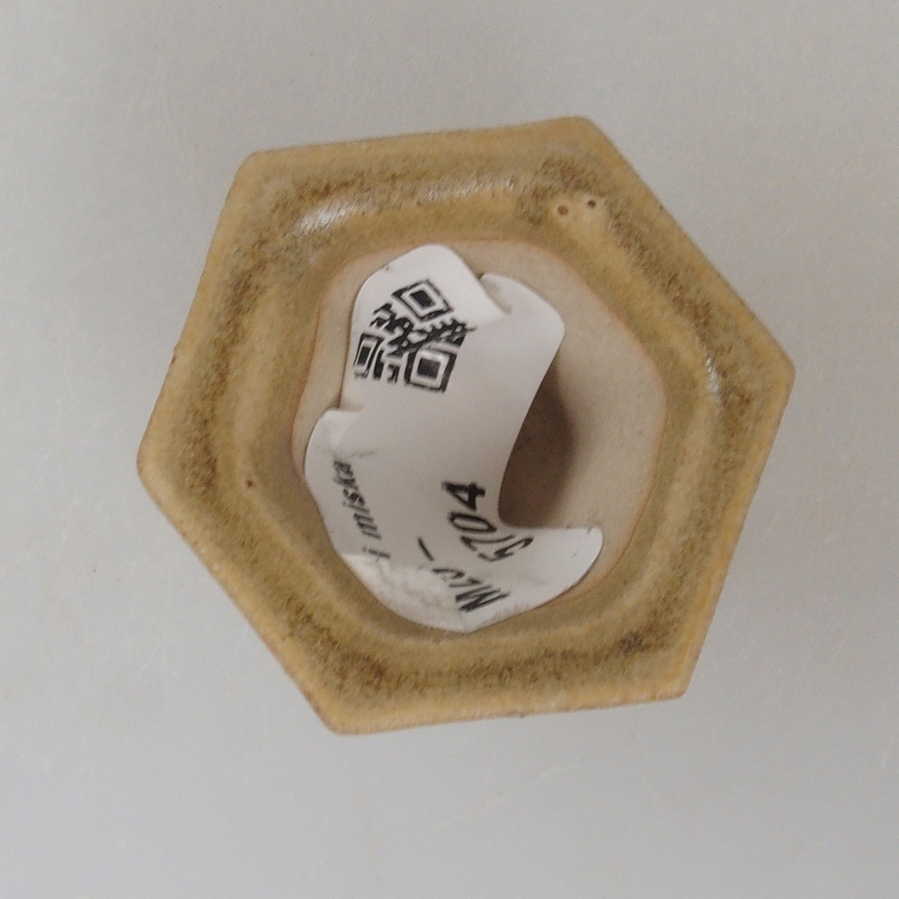 Mini bonsaischaal 4 x 3,5 x 3 cm, bruin