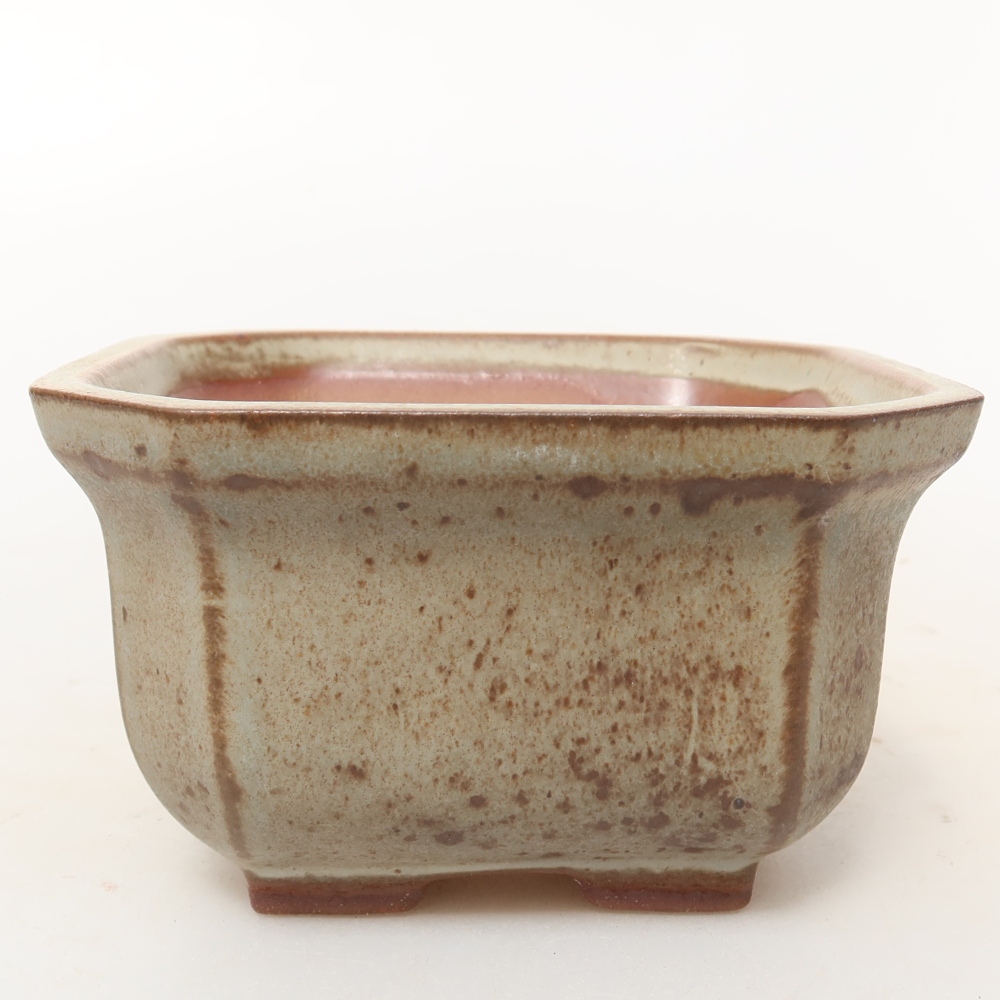 Keramische schaal  11 x 11 x 6,5 cm, kleur: beige