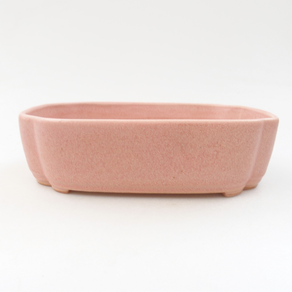 Bonsaischaal van keramiek 22 x 17 x 5 cm, groen