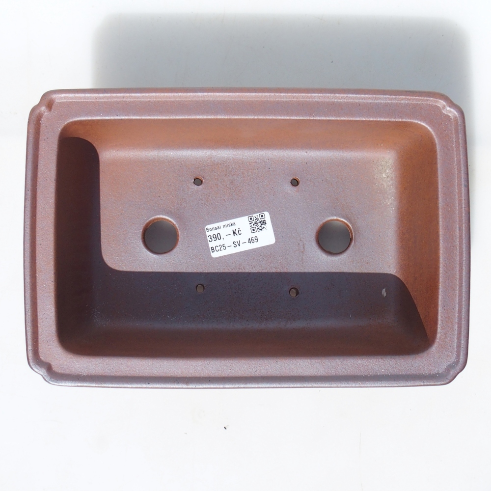 Kom 24,5 x 16,5 x 8 cm bruin