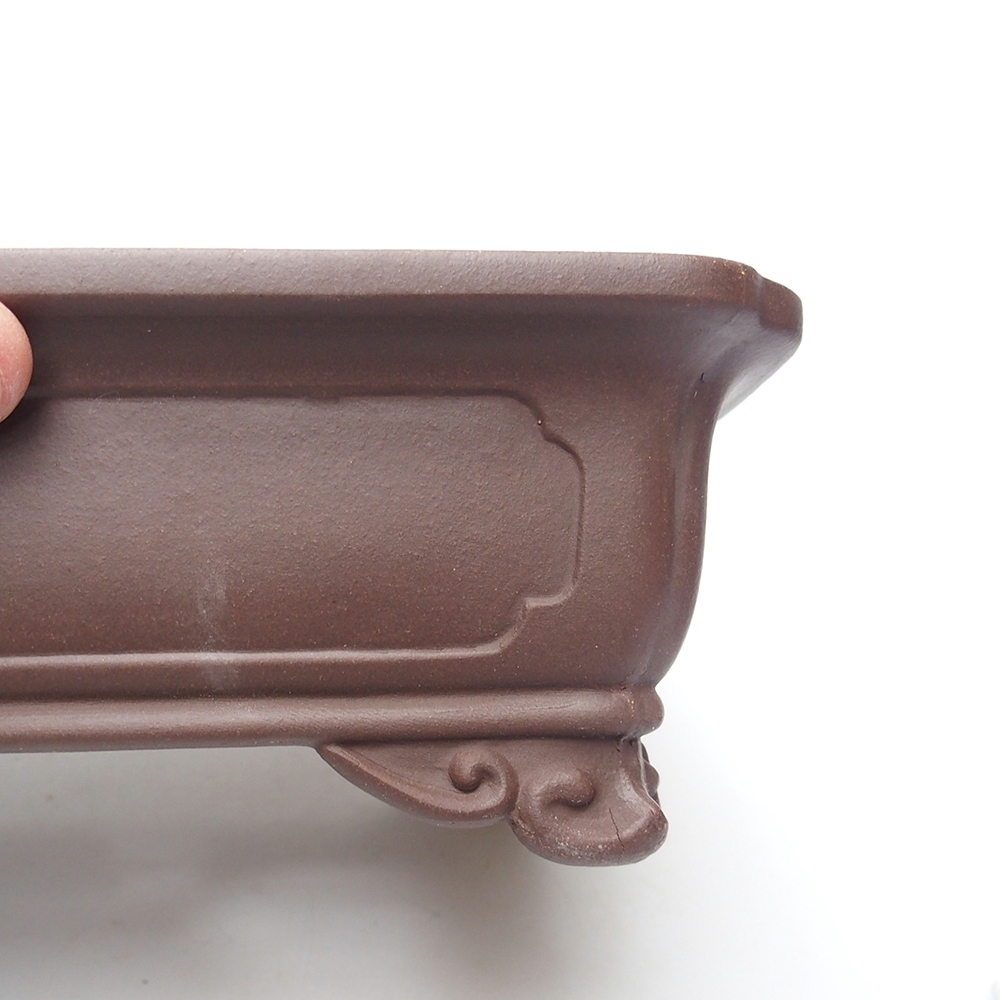 Kom 28 x 18 x 7,5 cm bruin