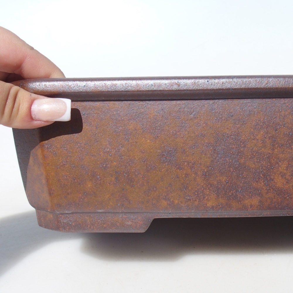 Kom 27 x 19,5 x 8 cm bruin
