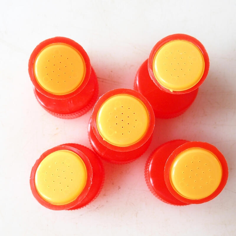 Bonsai sproeier voor PET fles 5st rode sproeier