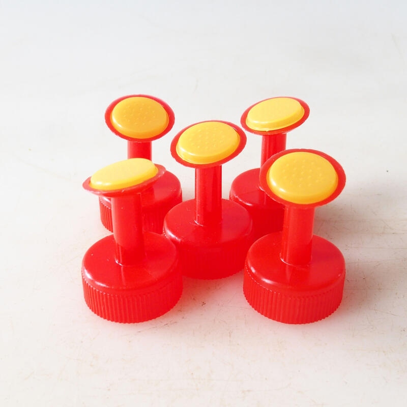 Bonsai sproeier voor PET fles 5st rode sproeier