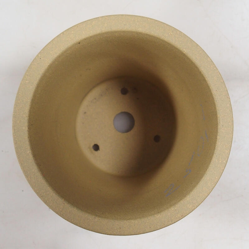 Bonsaischaal 10,5 x 10,5 x 10 cm, kleur oker