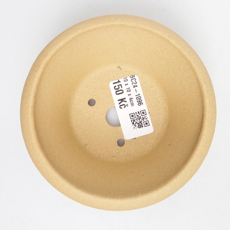 Bonsaischaal 10,5 x 10,5 x 4,5 cm, kleur oker