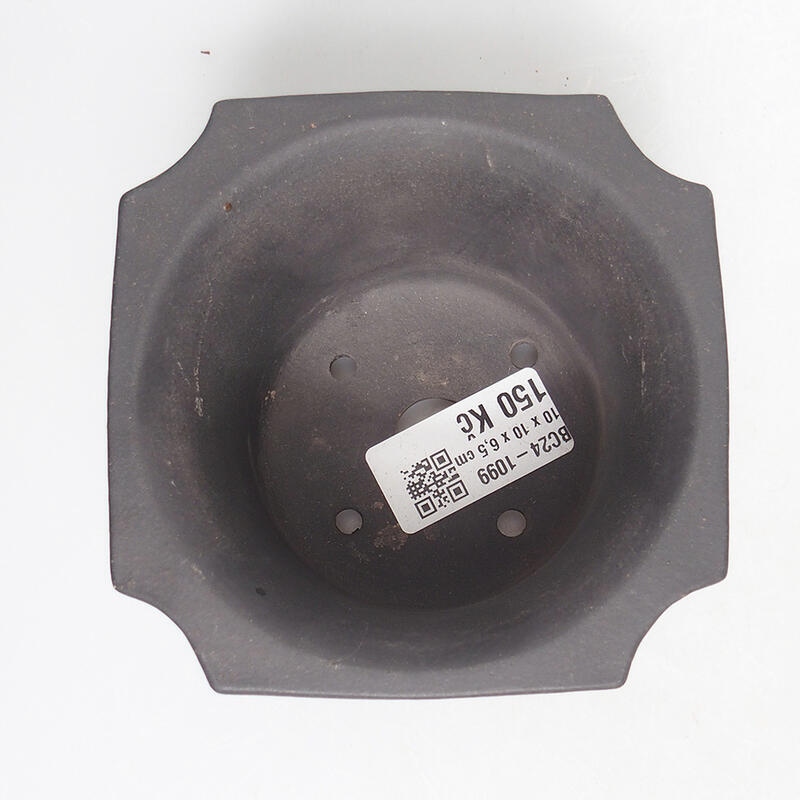 Bonsaischaal 10 x 10 x 7 cm, zwart