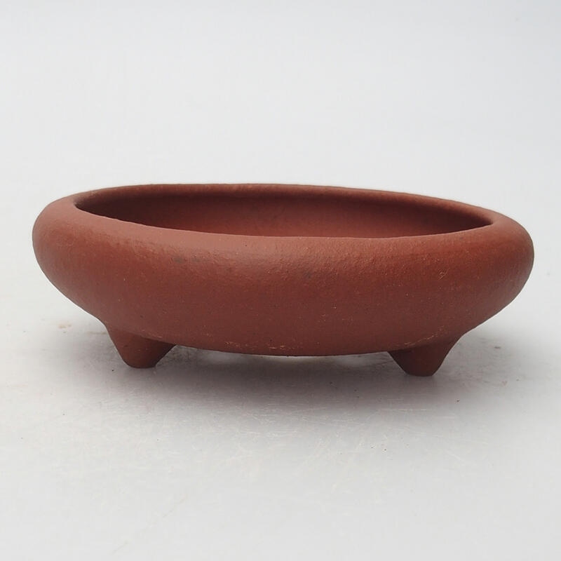 Bonsaischaal 11 x 11 x 3,5 cm, baksteenkleur