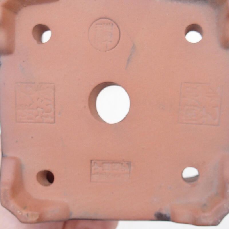 Bonsaischaal 12 x 12 x 8 cm, bruin