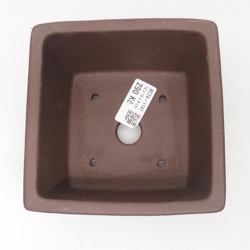 Bonsaischaal 13 x 13 x 8 cm, bruin