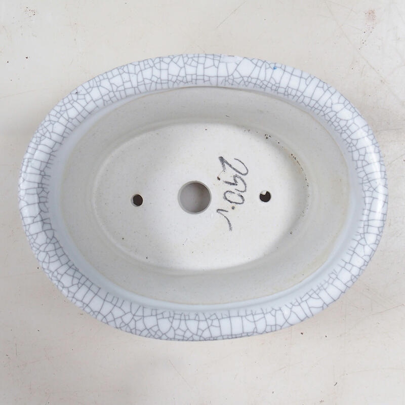 Bonsaischaal 14,5 x 11,5 x 5,5 cm, raku kleur