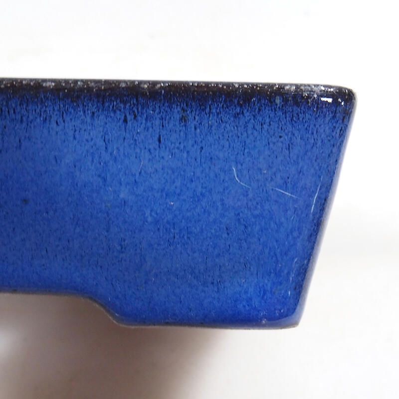 Bonsaischaal 14,5 x 11 x 4,5 cm, kleur blauw
